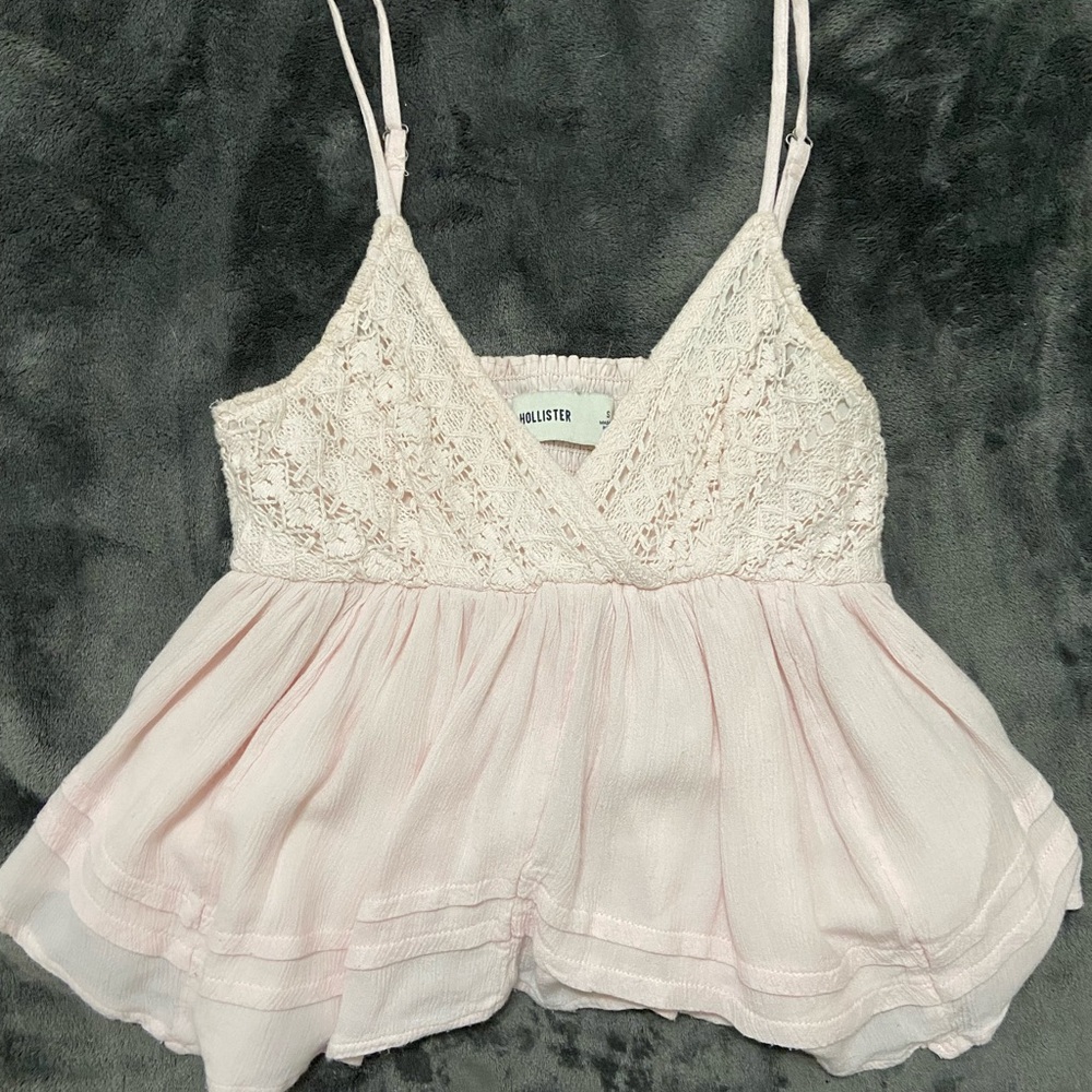 Hollister Lace Bust Babydoll Top